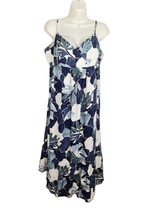 Hilo Hattie Dresses & Skirts - Vintage Hilo Hattie Maxi the Hawaiian original Dress XL White Blue Floral vacay